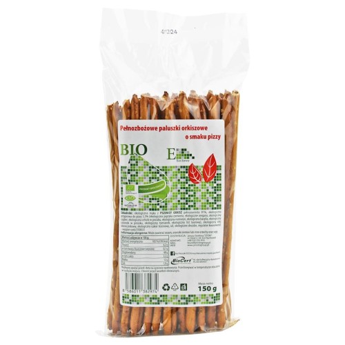 30037PALUSZKI ORKISZOWE PEŁNOZIARNISTE O SMAKU PIZZY BIO 150 g - ENVOY-1
