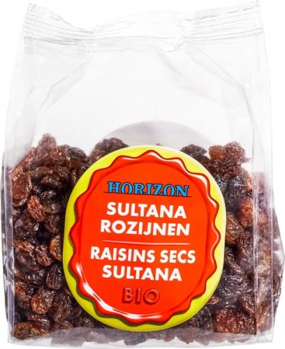 30048RODZYNKI SUŁTANKI BEZGLUTENOWE BIO 250 g - HORIZON-1