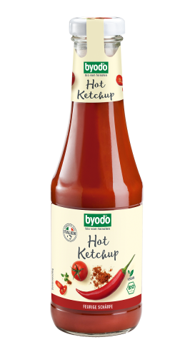 30268KETCHUP PIKANTNY BEZGLUTENOWY BIO 500 ml - BYODO-1