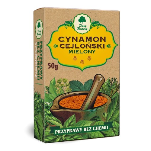 30281CYNAMON CEJLOŃSKI MIELONY 50 g - DARY NATURY-1