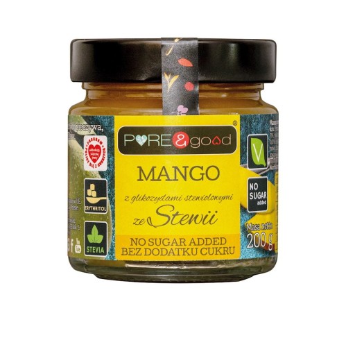 30329MANGO ZE STEWIĄ BEZ DODATKU CUKRU 200 g - PURE&GOOD-1