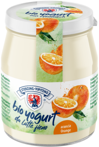 JOGURT POMARAŃCZOWY Z MLEKA SIENNEGO BIO 150 g - STERZING-VIPITENO