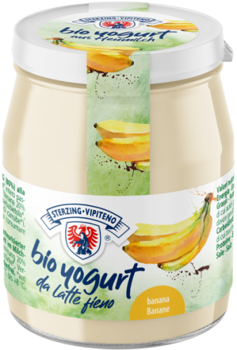 30377JOGURT BANANOWY Z MLEKA SIENNEGO BIO 150 g - STERZING-VIPITENO-1