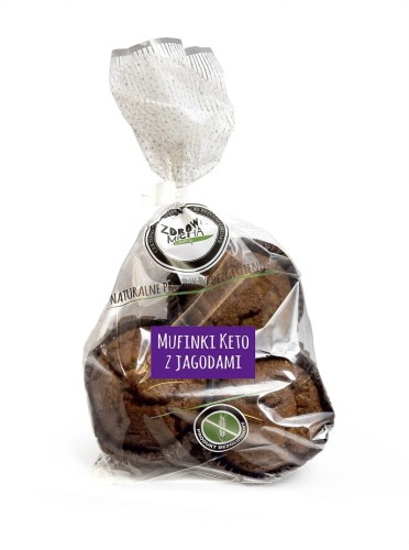 30473MUFINKI Z JAGODAMI KETO BEZGLUTENOWE 180 g - ZDROWA MICHA (NA ZAMÓWIENIE)-1