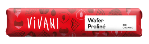 30526BATON Z MLECZNEJ CZEKOLADY Z NADZIENIEM NUGATOWYM Z KAWAŁKAMI WAFELKÓW BIO 40 g - VIVANI-1