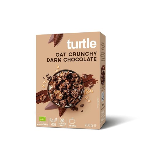 30610MUSLI OWSIANE Z GORZKĄ CZEKOLADĄ BEZGLUTENOWE BIO 250 g - TURTLE-1