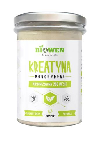 30808KREATYNA MONOHYDRAT PROSZEK BEZGLUTENOWA 250 g - HEMPKING (BIOWEN)-1