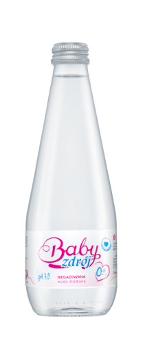 30864WODA ŹRÓDLANA NIEGAZOWANA 330 ml (SZKŁO) - AQUA EAST (BABY ZDRÓJ)-1