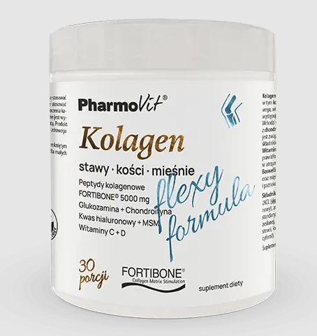 30940KOLAGEN O SMAKU BANANOWYM FLEXY FORMULA 196 g - PHARMOVIT-1