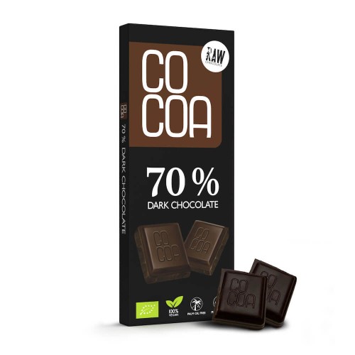 30942CZEKOLADA GORZKA 70 % BIO 40 g - COCOA-1