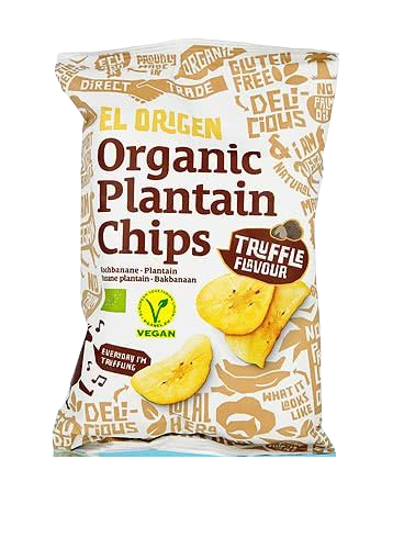 30966CHIPSY Z PLANTANA O SMAKU TRUFLI BEZGLUTENOWE BIO 80 g - EL ORIGEN-1