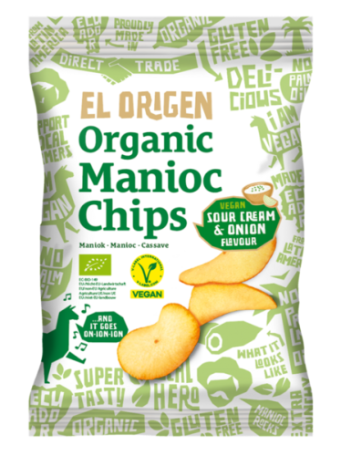 30967CHIPSY Z MANIOKU O SMAKU ŚMIETANKOWO - CEBULOWYM WEGAŃSKIE BEZGLUTENOWE BIO 60 g - EL ORIGEN-1