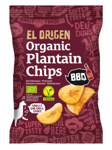 30968CHIPSY Z PLANTANA BBQ BEZGLUTENOWE BIO 80 g - EL ORIGEN-1