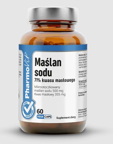 31121MAŚLAN SODU BEZGLUTENOWY 60 KAPSUŁEK - PHARMOVIT (CLEAN LABEL)-1
