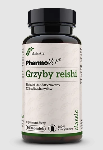 31122GRZYBY REISHI EKSTRAKT BEZGLUTENOWY (400 mg) 90 KAPSUŁEK - PHARMOVIT (CLASSIC)-1