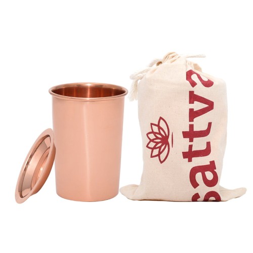 31128KUBEK MIEDZIANY PLAIN Z POKRYWKĄ 350 ml - SATTVA-1