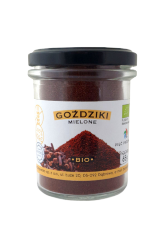 31435GOŹDZIKI MIELONE BEZGLUTENOWE BIO 65 g - PIĘĆ PRZEMIAN-1