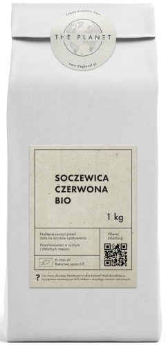 31488SOCZEWICA CZERWONA BIO 1 kg - THE PLANET-1