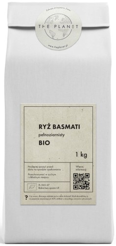 31522RYŻ BASMATI PEŁNOZIARNISTY BIO 1 kg - THE PLANET-1