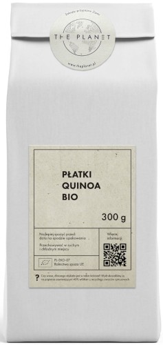 31548PŁATKI QUINOA BIO 300 g - THE PLANET-1