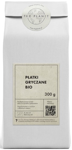 31562PŁATKI GRYCZANE BIO 300 g - THE PLANET-1