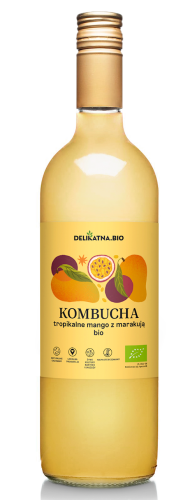 31583KOMBUCHA TROPIKALNE MANGO Z MARAKUJĄ BIO 750 ml - DELIKATNA (ZAKWASOWNIA)-1