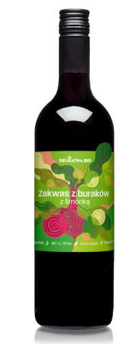 31588ZAKWAS Z BURAKÓW Z LIMONKĄ BIO 700 ml - DELIKATNA (ZAKWASOWNIA)-1