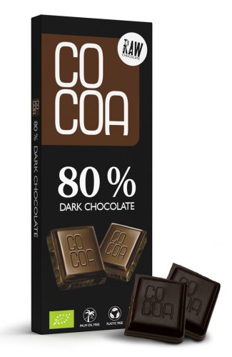31707CZEKOLADA CIEMNA 80 % BIO 40 g - COCOA-1