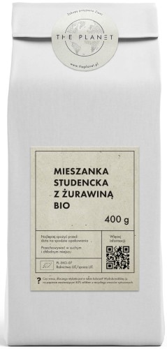 31757MIESZANKA STUDENCKA Z ŻURAWINĄ BIO 400 g - THE PLANET-1