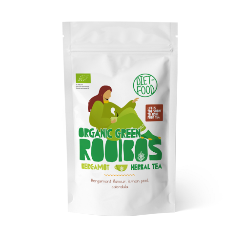 31824HERBATKA ROOIBOS ZIELONY BERGAMOTKA BIO 100 g - DIET-FOOD-1