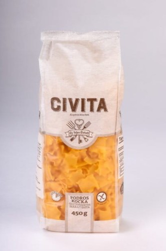 31861MAKARON (KUKURYDZIANY) KOSTKA BEZGLUTENOWY 450 g - CIVITA-1