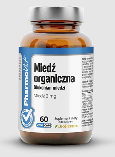 31982MIEDŹ ORGANICZNA (2 mg) BEZGLUTENOWA 60 KAPSUŁEK - PHARMOVIT (CLEAN LABEL)-1