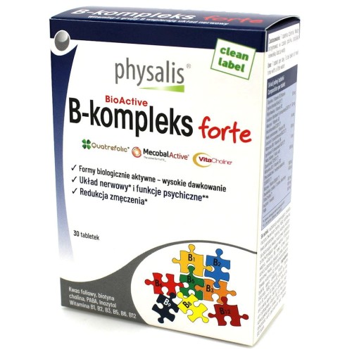32015WITAMINA B-COMPLEX FORTE 30 TABLETEK - PHYSALIS-1
