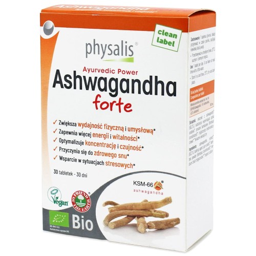 32029ASHWAGANDHA FORTE BIO 30 TABLETEK - PHYSALIS-1
