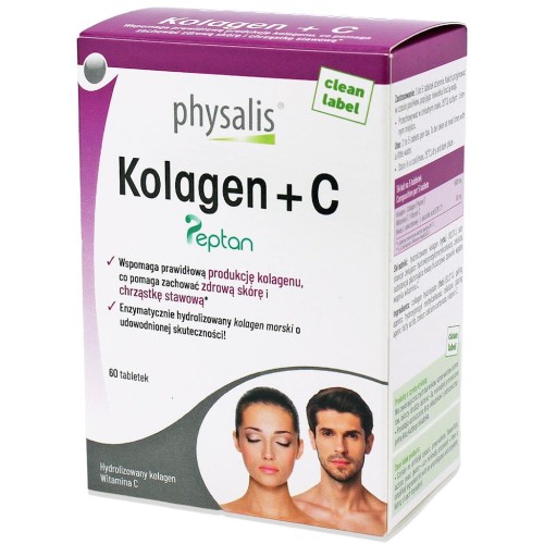 32032KOLAGEN + WITAMINA C 60 TABLETEK - PHYSALIS-1