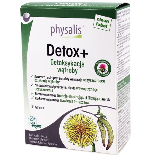 32033TABLETKI NA DETOKSYKACJĘ WĄTROBY 30 szt. - PHYSALIS-1
