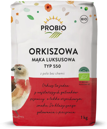 32050MĄKA ORKISZOWA LUKSUSOWA TYP 550 BIO 1 kg - PROBIO-1