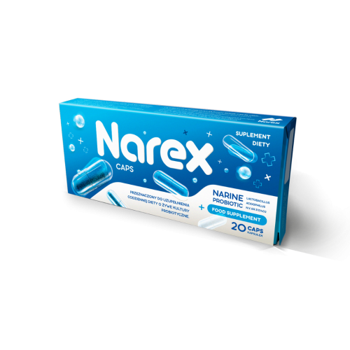 32091SUPLEMENT DIETY NA WSPARCIE UKŁADU POKARMOWEGO 20 KAPSUŁEK - NAREX-1
