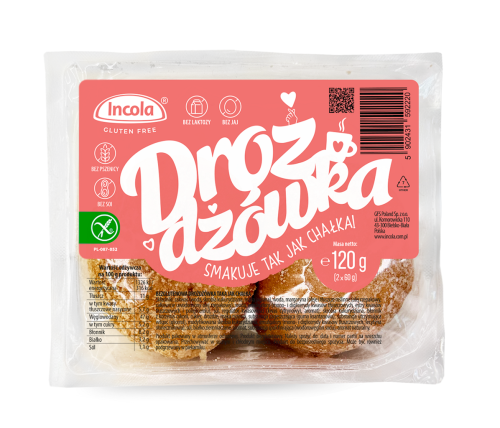 32178DROŻDŻÓWKA TAKA JAK CHAŁKA BEZGLUTENOWA (2 szt.) 120 g - INCOLA-1