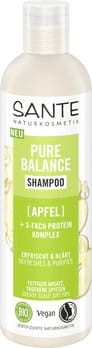 32246SZAMPON NORMALIZUJĄCY DO WŁOSÓW PRZETŁUSZCZAJĄCYCH SIĘ JABŁKO I KOMPLEKS PROTEINOWY ECO 250 ml - SANTE-1