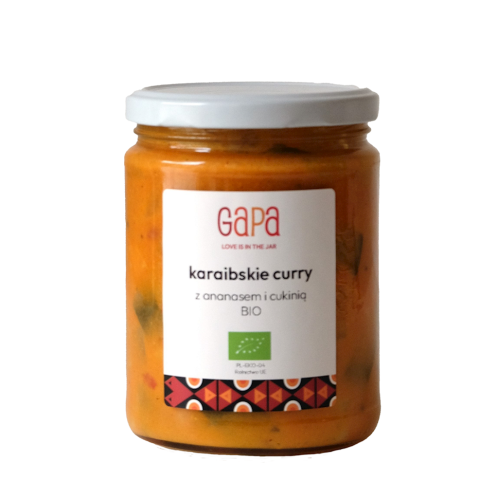 32285CURRY Z CUKINIĄ I ANANASEM KARAIBSKIE BIO 450 g - GAPA-1