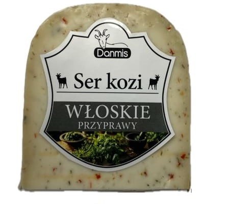 32289KOZI SER DOJRZEWAJĄCY Z WŁOSKIMI PRZYPRAWAMI 200 g - DANMIS-1