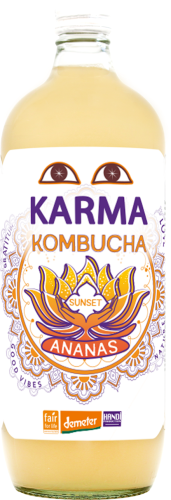 32365KOMBUCHA Z ANANASEM FAIR FOR LIFE DEMETER BIO 1 L - KARMA KOMBUCHA-1