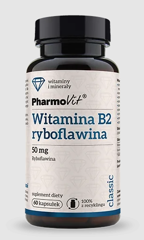 32437WITAMINA B2 (50 mg) BEZGLUTENOWA 60 KAPSUŁEK - PHARMOVIT (CLASSIC)-1