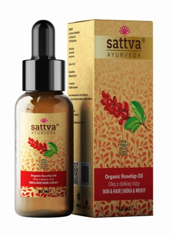 32446OLEJ DO CIAŁA I WŁOSÓW Z DZIKIEJ RÓŻY ECO 50 ml - SATTVA (AYURVEDA)-1