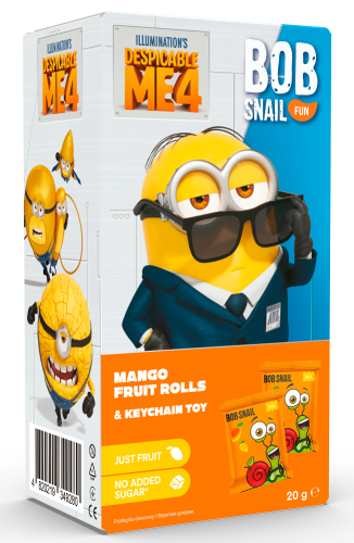 32478PRZEKĄSKA EAT & PLAY MANGO Z ZABAWKĄ MINIONS BEZGLUTENOWA 20 g - BOB SNAIL-1
