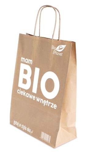 32482TORBA NA ZAKUPY (PAPIEROWA DUŻA) Z LOGO BIO PLANET (31 cm x 12 cm x 41 cm)-1