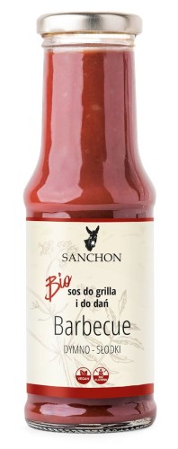 32538SOS BARBECUE WEGAŃSKI BEZGLUTENOWY BIO 210 ml - SANCHON-1