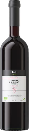 32565ŻYWY ZAKWAS Z BURAKÓW KLASYCZNY BIO 750 ml - FAIR ORGANIC-1