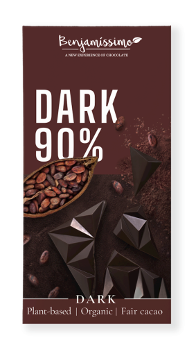 32585CZEKOLADA GORZKA 90 % BEZGLUTENOWA BIO 60 g - BENJAMISSIMO-1